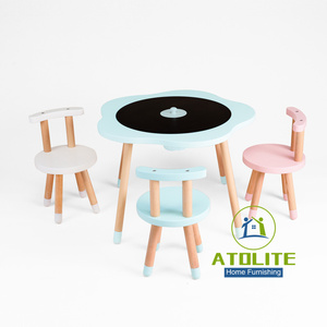<span class=keywords><strong>Table</strong></span> à fleurs multifonction, bureaux d'apprentissage et chaises de salon pour enfants - Product Image 2