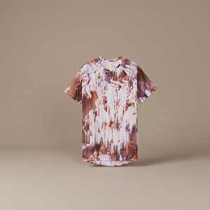 Camiseta de Manga Corta para Hombre, Cuello Redondo, Frente Sólido, Transpirable, de Poliéster Tejido, Corte Regular Informal - Product Image 2
