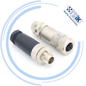 Cable de Red Ethernet M12 X Code de 10 Gbit, Cable Blindado, Conector de Metal Elástico de 8 Pines - Product Image 2