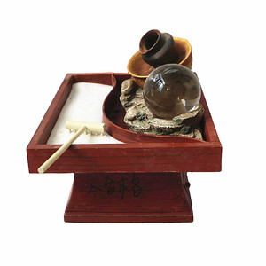 <span class=keywords><strong>Fontaine</strong></span> d'eau d'intérieur en résine Art Déco avec statue d'animal décorative Feng Shui Zen pour la chambre et le bureau - Product Image 5
