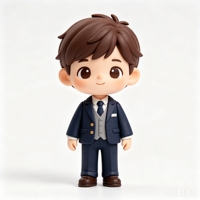 Figurine en PVC personnalisée de pompier, jouet en vinyle avec logo personnalisé, souvenir du service d'incendie