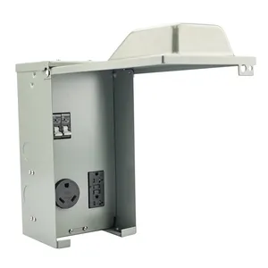 D24403 Temporary Power Outlet Panel 30A+20A TR GFCI WITH 30+20A CIRCUIT BREAKER