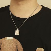 Collier Myshape Bénédiction Aaronique, verset biblique hébreu sacerdotal, en acier inoxydable, bijou juif, cadeau pour enfants