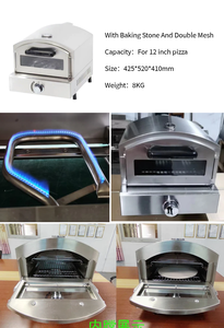 <span class=keywords><strong>Four</strong></span> à <span class=keywords><strong>pizza</strong></span> industriel portable 16 pouces, électrique et à gaz, avec pierre à cuire, pour cuisine et extérieur, mini-<span class=keywords><strong>four</strong></span> à pain de 4 foyers, prix - Product Image 2