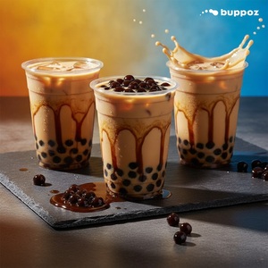 Perles de tapioca au sucre noir instantanées prêtes à consommer, boba moelleuses pour bubble tea et milk tea - Product Image 4