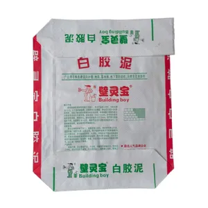 50*60*10 Pp Geweven Gelamineerde Mortel Ventiel Zak Plastic Verpakking Cement Zak 50Kg