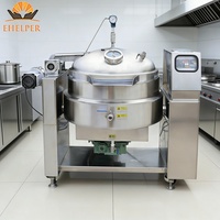 Machine de cuisson sous vide électrique/gaz Candy Cooker 100L-600L avec régulateur de température et nettoyage facile