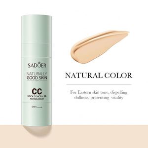 OEM SADOER Cosméticos Coreanos Crema <span class=keywords><strong>CC</strong></span> Iluminadora Impermeable Blanqueadora Base de Maquillaje Aislante Crema de Base - Product Image 4