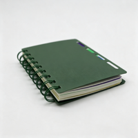 Carnet à spirale A5 à couverture rigide en polyéthylène, 5 sujets, avec intercalaires colorés, pages lignées, carnet à spirale personnalisé, vente en gros