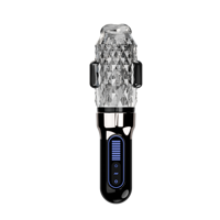 5-in-1 Wasserdichte Penispumpe Männlicher Masturbator mit Saug-, Stoß-, Rotations- und 7-fach Leckfunktion Vibrator Erotikspielzeug für Männer