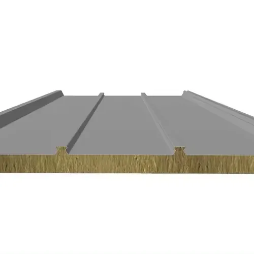 Panneau sandwich PIR de toit pour maison conteneur/panneau en laine de roche avec panneau solaire