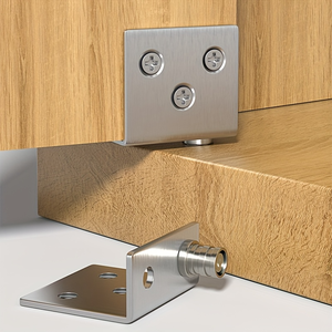 Ct góc mã phía dưới pivot cửa tủ Bản lề cửa gỗ bản lề ẩn lỗ miễn phí góc tủ sắt cửa góc mã - Product Image 1