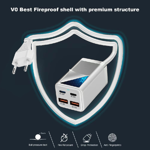 Bộ sạc nhanh 4 cổng đơn giản QC 30W Pd 65W 2 USB-A & 2 Bộ chuyển đổi nguồn điện loại C cho máy tính xách tay/máy ảnh/tai nghe - Product Image 5