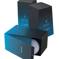 Vente en gros, boîte-cadeau en papier avec ampoule de couleur imprimée personnalisée pour produits d'emballage