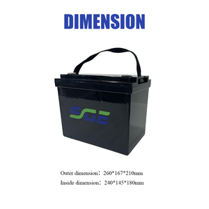Batterie de remplacement LiFePO4 12,8 V 50 Ah pour véhicules à 2 et 3 roues, haute efficacité, remplaçant les batteries au plomb-acide - Product Image 4