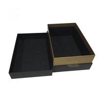 Caja de Regalo Rígida de Lujo con Logotipo Personalizado, Caja de Embalaje de Regalo de 2 Piezas con Tapa y Base en Negro Mate