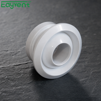 Diffuseur d'air sphérique en plastique ABS durable pour la ventilation de grands espaces, grille d'alimentation de plafond ronde à haute vitesse