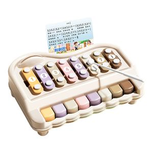 Xylophone et piano musicaux 2 en 1, jouet éducatif, instrument de percussion pour l'apprentissage précoce et le développement musical - Product Image 1