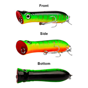 Bionic 8CM 11g Popper leurres 10 couleurs faux appâts avec <span class=keywords><strong>taille</strong></span> 6 crochets en bois noir appâts de pêche en plastique <span class=keywords><strong>pour</strong></span> <span class=keywords><strong>la</strong></span> pêche à <span class=keywords><strong>la</strong></span> <span class=keywords><strong>truite</strong></span> - Product Image 5