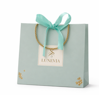 Sacs cadeaux en carton premium avec poignées, emballage en gros pour petits articles de luxe, bijoux, beauté, boutique de détail