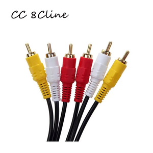 วีไอพี 8 ไลน์จีน RCA PVC 12 ม. HD 1080P สเตอริโอสายวิดีโออะแดปเตอร์ต่อขยายสำหรับทีวี DVD ลำโพง - Product Image 1