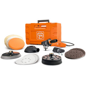 Polisseuse Fein 750W 500 tr/min, kit de polissage électrique professionnel avec accessoires pour métal et bois - Product Image 1