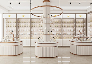 Cosmetic Supply Display Furniture Design Perfume Display Stand Custom Store Shelving Beauty Shop Showcase - Product Image 4