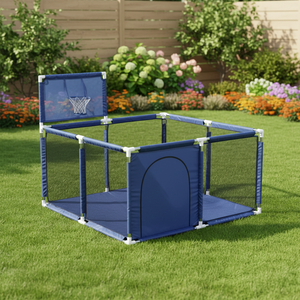 <span class=keywords><strong>Parc</strong></span> pour enfants en gros d'usine, clôture de jeu pour bébé, piscine à balles océaniques intérieure, panier de basket pour bébé, barrière de sécurité - Product Image 6