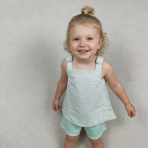 Conjuntos de verano para bebés niñas con estampado de Halloween, peleles al por mayor, ropa para hermanas, precio de fábrica, moda, bonitos, orgánicos - Product Image 3