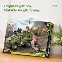 CAYI nouveau véhicule armé VBL WW2 véhicule militaire MOC briques blocs et modèle jouets de construction briques de construction jouets cadeau pour les enfants