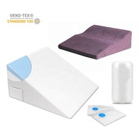 Fabrikverkauf Ergonomisches Dreieckiges Keilkissen mit Memory-Schaum-Auflage und Stricktechnik für Rücken- und Beinentlastung mit Kopfteil
