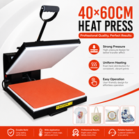 Presse à chaud 5 en 1 pour T-shirts, sweats à capuche, toiles et transferts thermiques 40x60cm pour impression DTF et repassage