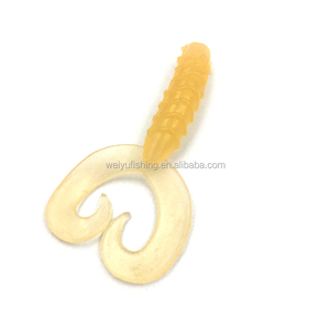 Kit de Señuelos Artificiales de PVC Weiyu OEM, Señuelo de Gusano con Cola Rizada, Cebo de Agua Media para Pesca en Ríos, Lagos y Agua Salada - Product Image 5