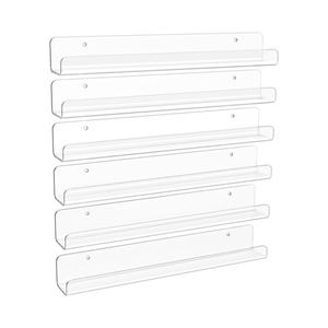 Clear Acrylic Shelves Nursery Book Shelves for Wall Floating Bookshelf Vinyl Display <strong>Record</strong> Holder Magazine <strong>Rack</strong> Picture Shelf - Product Image 3