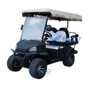 Voitures de golf électriques à prix abordable, voiturette de golf électrique à quatre roues pour le tourisme, 4 places avec compteur professionnel - Product Image 5