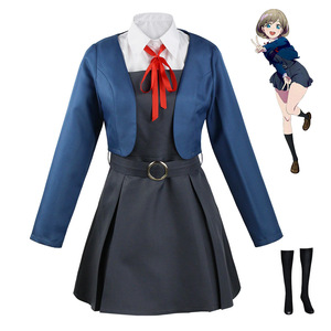 Disfraz de Cosplay de Uniforme Escolar Tang Keke para Mujer, Vestido de Anime de Poliéster, Traje de Actuación, Otoño 2022 - Product Image 1