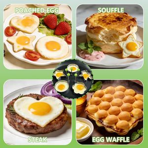 Wholesale Different Shapes Decoration Breakfast Non-stick Stainless Steel <b>Egg</b> Rings <b>Molds</b> for Frying <b>Eggs</b> - Product Image 6