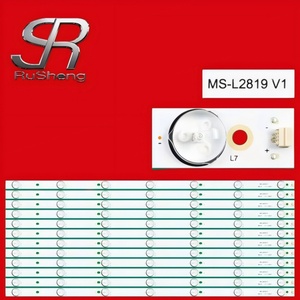 NO.3225 Bande lumineuse de rétroéclairage TV SKYTECH ST-6550US 65 pouces, authentique, neuve, MS-L2819 V1, 7 LED, substrat en aluminium - Product Image 2