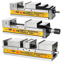 Étau hydraulique de précision MC 4/5/6/8 pouces à double force et verrouillage d'angle pour centre d'usinage CNC