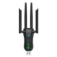 Adaptador AX900 USB WiFi 6 BT 5.4 de Doble Banda 2.4G y 5GHz, 4 Antenas, Tarjeta de Red de 900Mbps, Receptor Inalámbrico, Sin Controladores, Dongle 2 en 1