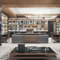 Meubles de bureau modernes personnalisables, meubles de bureau commerciaux, bureau de direction au design industriel