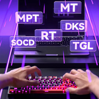 Teclado para Juegos AULA WIN68HE, Tasa de Sondeo Máxima de 8K, Precisión de 0.01 mm, Activación Rápida Snap Tap SOCD, Interruptor Magnético de Efecto Hall
