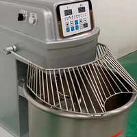Mélangeur spiral en acier inoxydable de 15/25/50/75/100/125 kg, adapté à la fabrication du pain, mélangeur à pâte professionnel pour boulangerie