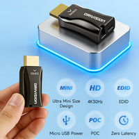 Convertisseur HDMI vers fibre optique ultra mini 4K 984FT/300M Extenseur de fibre HDMI multimode 4K30