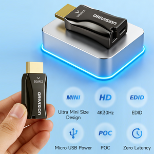 <span class=keywords><strong>Convertisseur</strong></span> <span class=keywords><strong>HDMI</strong></span> vers <span class=keywords><strong>fibre</strong></span> <span class=keywords><strong>optique</strong></span> ultra mini 4K 984FT/300M Extenseur de <span class=keywords><strong>fibre</strong></span> <span class=keywords><strong>HDMI</strong></span> multimode 4K30 - Product Image 3