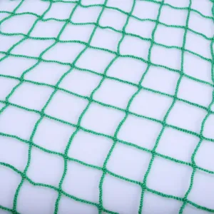 Factory Customize Nylon Green Black Raschel Net Knotless Netting Safety Net