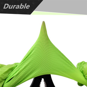 8 mil grüner Diamant Textur Logo benutzer definierte Industrie Food Service Autore paratur Mechaniker Reinigung Einweg handschuh reiner Nitril handschuh - Product Image 6