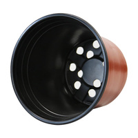 Pot de culture suspendu hydroponique en plastique avec trou de drainage, design moderne, écologique, pour usage intérieur/extérieur