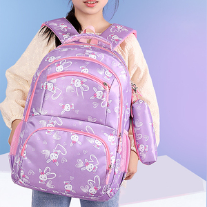 Sac à dos scolaire pour filles en gros, grande capacité, antivol, imperméable, motif de dessin animé, sac à dos pour enfants, école quotidienne - Product Image 2