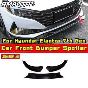 ลิ้นกันชนหน้าสำหรับ Hyundai Elantra รุ่นที่ 7 ชุดแต่งสปอยเลอร์ดิฟฟิวเซอร์ ป้องกันรอยขีดข่วน รุ่น Combat Edition อุปกรณ์ตกแต่งรถยนต์ - Product Image 3